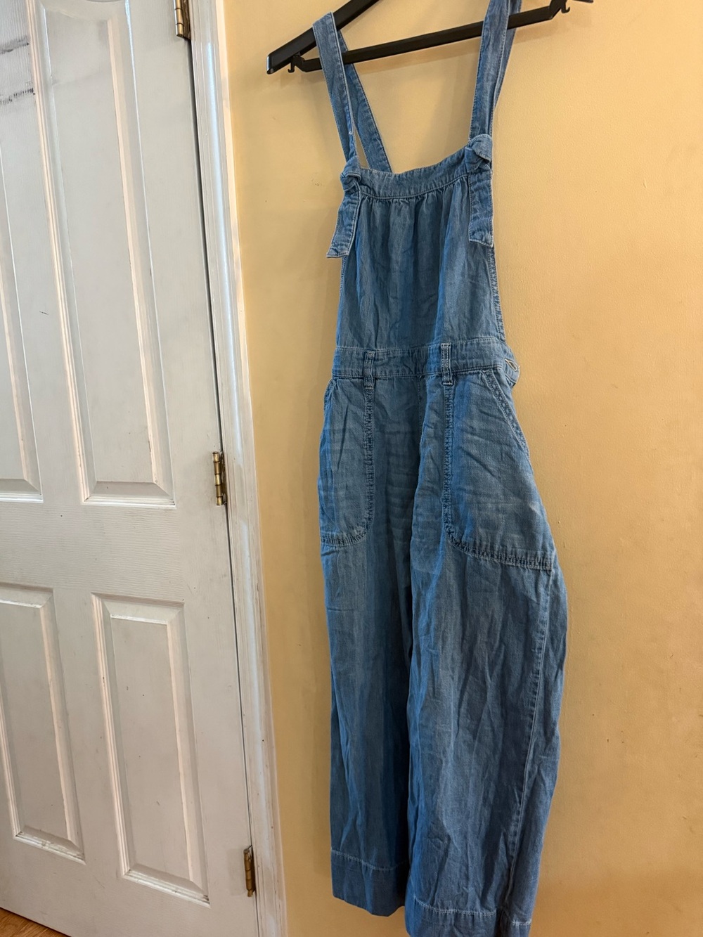 Pilcro for Anthropologie Wide-Leg Denim Jumpsuit in Indigo, sz 28 - Picture 5 of 15